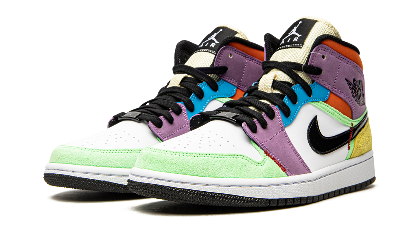 Air Jordan 1 Mid SE WMNS Lightbulb CW1140 100