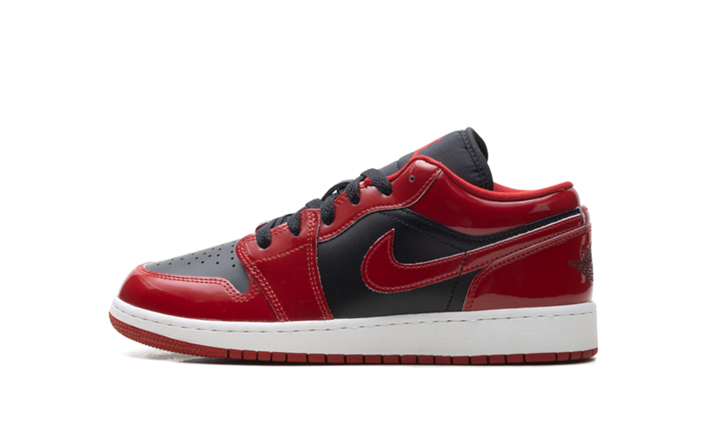 Air Jordan 1 Low SE GS Patent Bred HV4396 006
