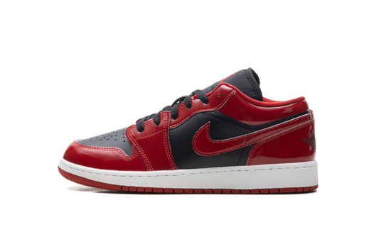 Air Jordan 1 Low SE GS Patent Bred HV4396 006