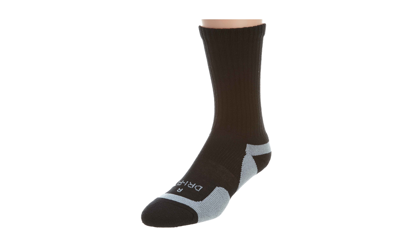 Jordan Game Dry Crew Socks Black Grey Red 441342 016