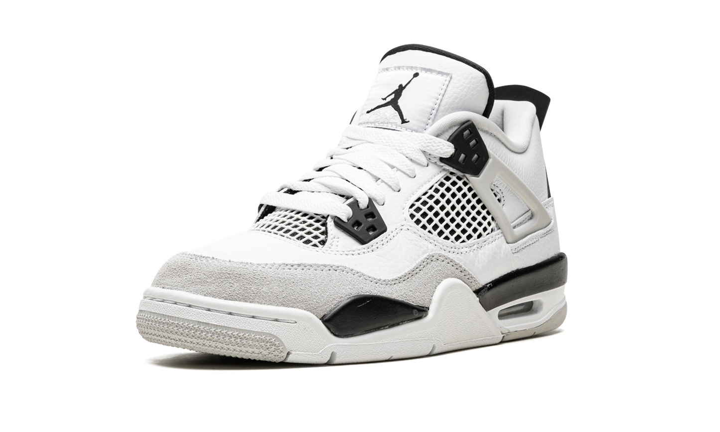 Air Jordan 4 Retro GS Military Black 408452 111
