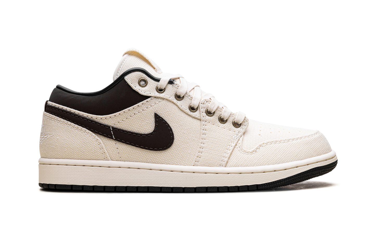 Air Jordan 1 Low Premium Pale Ivory Baroque Brown IB8058 110