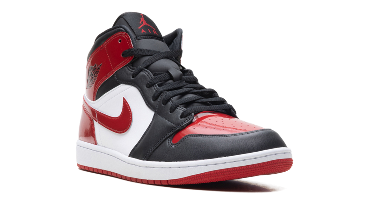 Jordan 1 Mid SE Patent Bred Toe HV4091 006