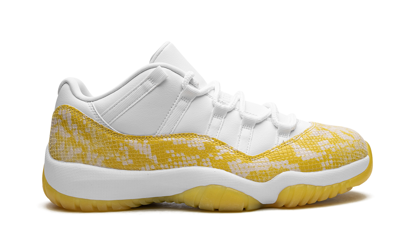 AIR JORDAN 11 LOW WMNS Yellow Snakeskin AH7860 107