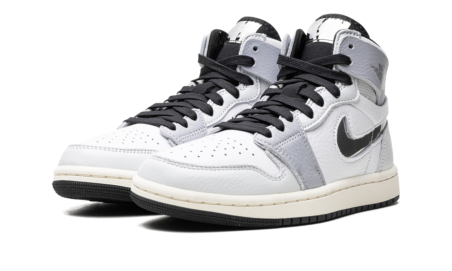 AIR JORDAN 1 ZOOM AIR CMFT 2 WMNS Metallic Silver FJ4652 100