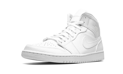 Air Jordan 1 Mid Triple White 554724 130