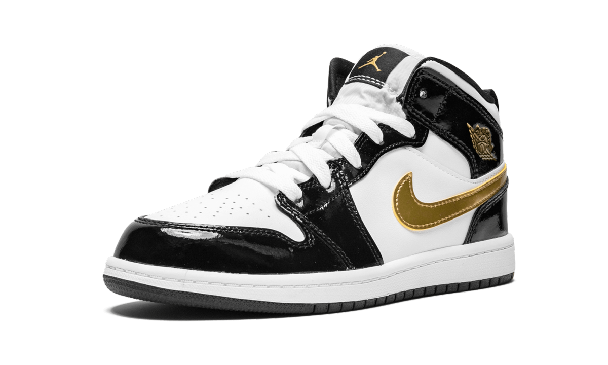 Jordan 1 MID SE PS Black/Gold BQ6932 007