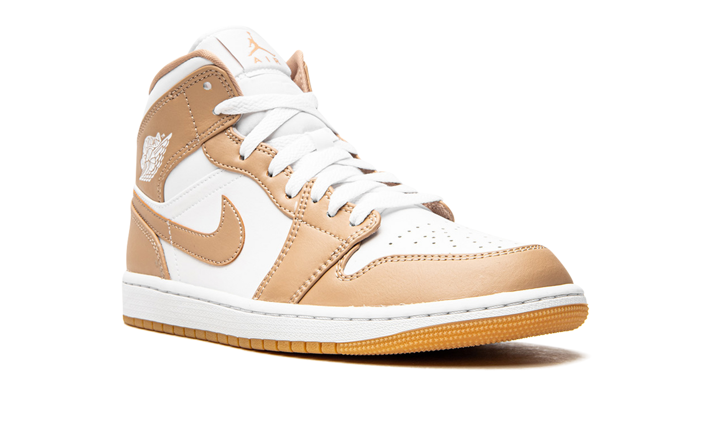 Air Jordan 1 Mid Tan / Gum 554724 271