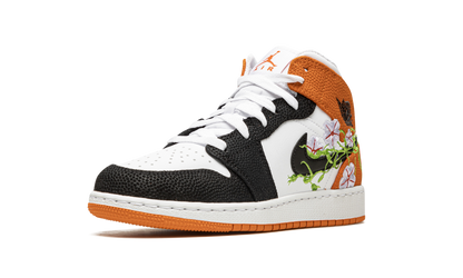 Air Jordan 1 Mid GS Basketball Blossom DQ8390 100