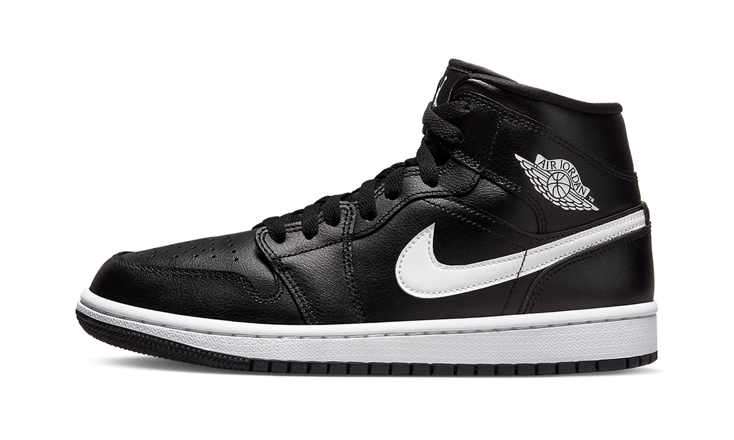 AIR JORDAN 1 MID WMNS Black / White DV0991 001