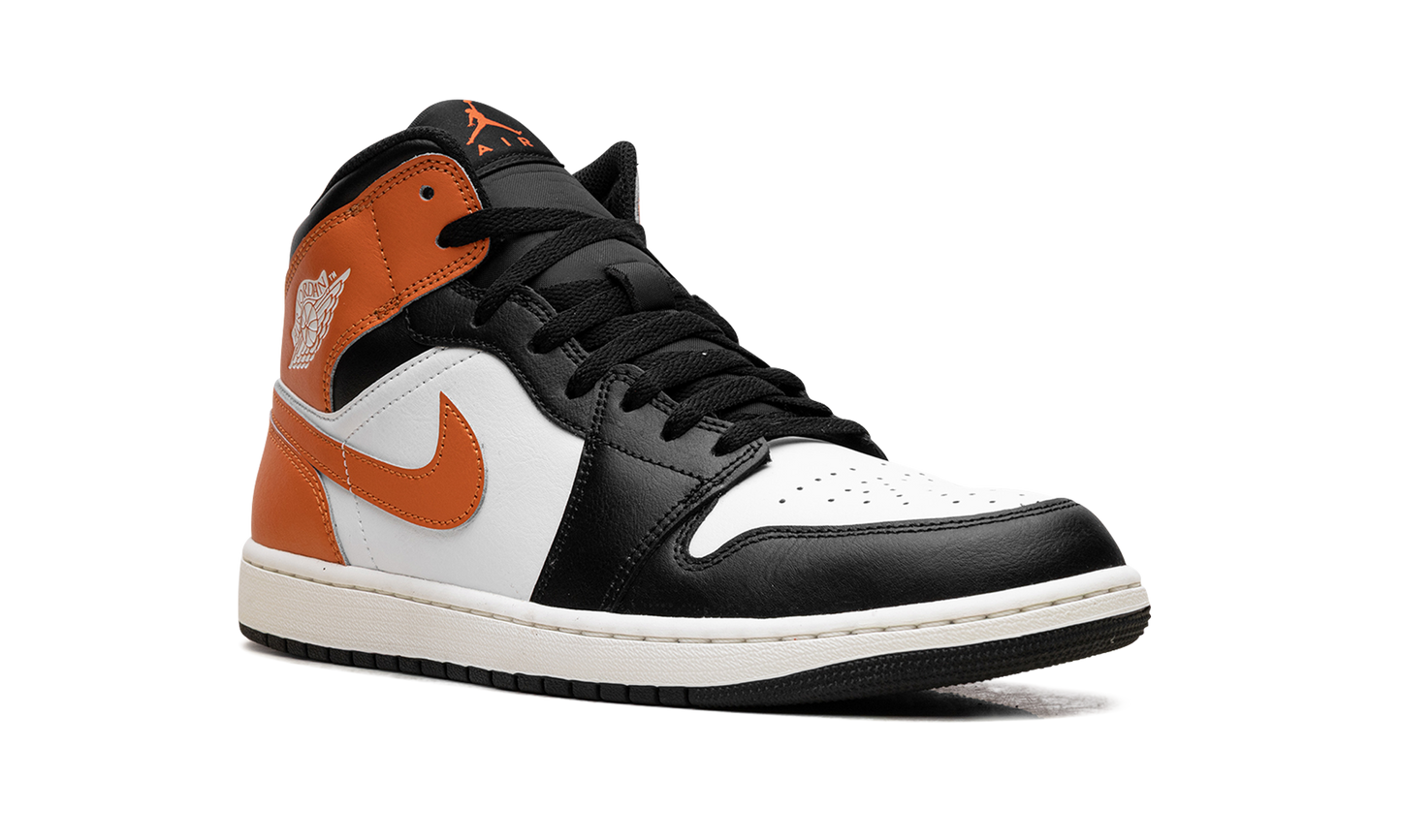 Air Jordan 1 Mid Black Toe Starfish DQ8426 801