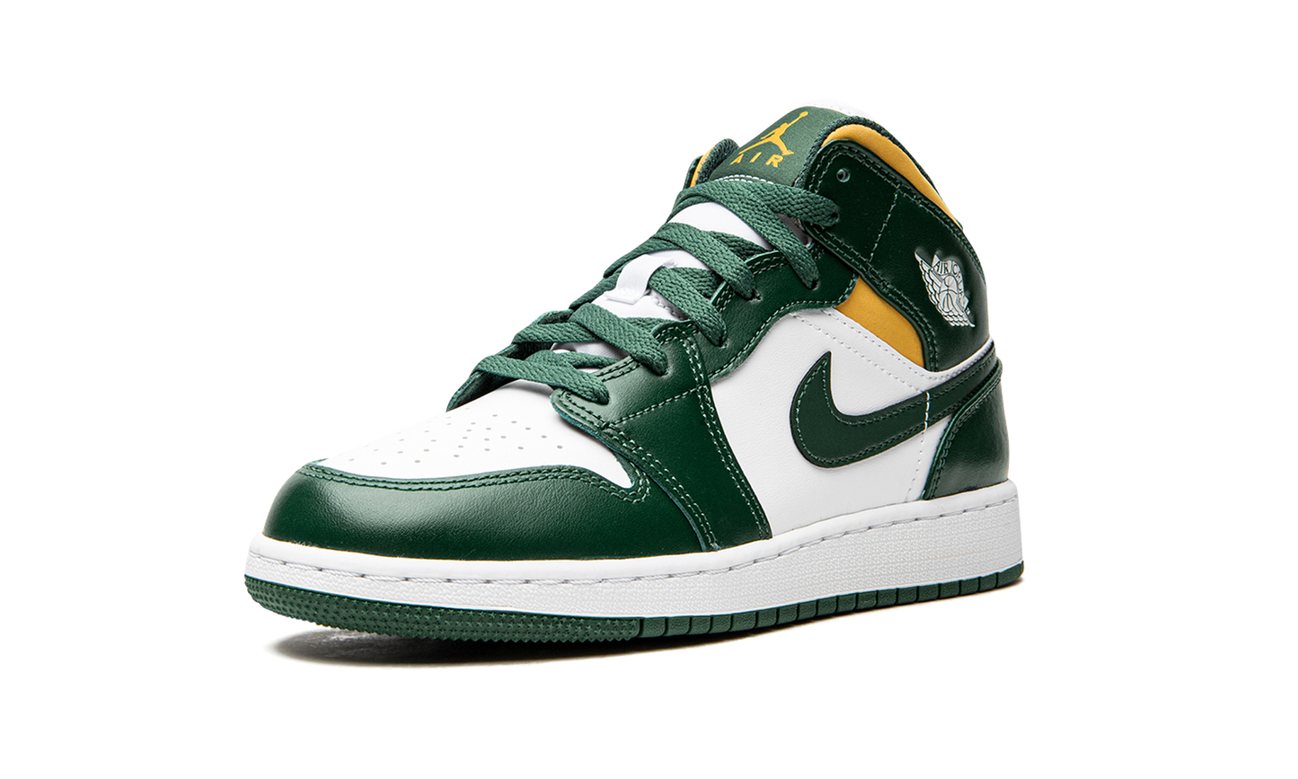Air Jordan 1 Mid GS Sonics 554725 371