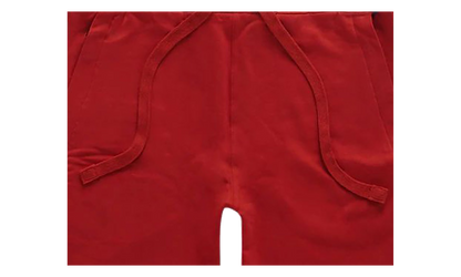 Jordan Craig Palma French Terry Fleece Shorts Red 8350S RED