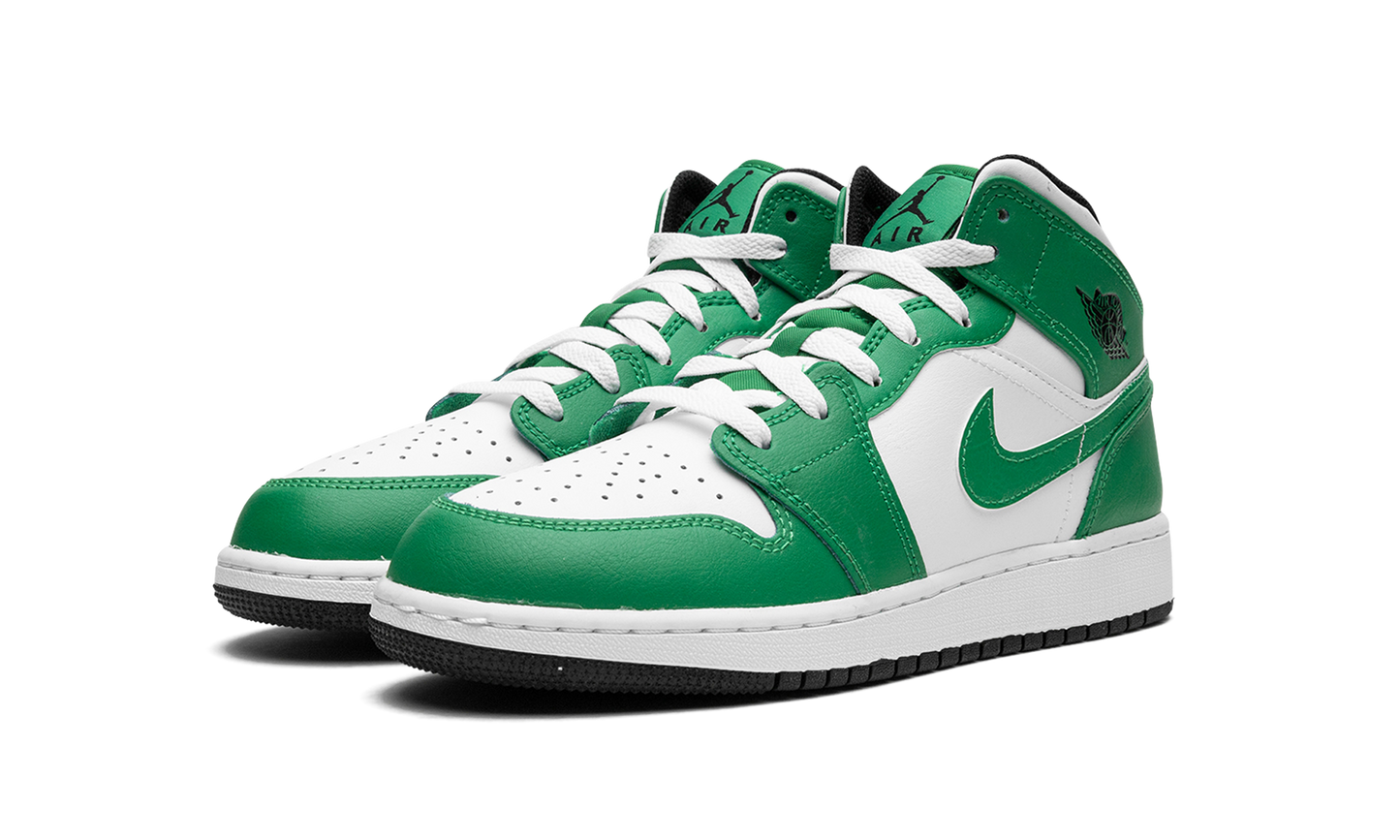 Air Jordan 1 Mid GS Lucky Green DQ8423 301