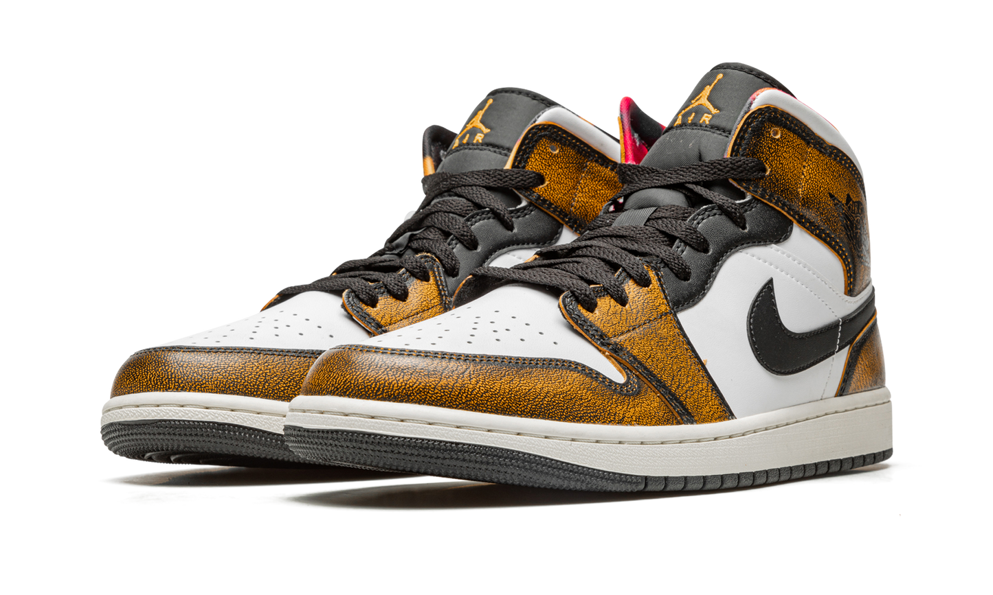Air Jordan 1 Mid SE Orange Wear Away DQ8417 071