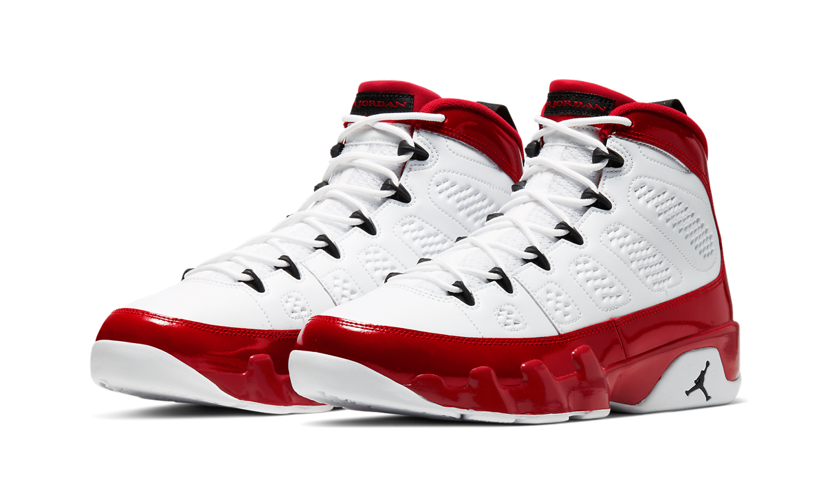 Air Jordan 9 White/Red/Black 302370 160