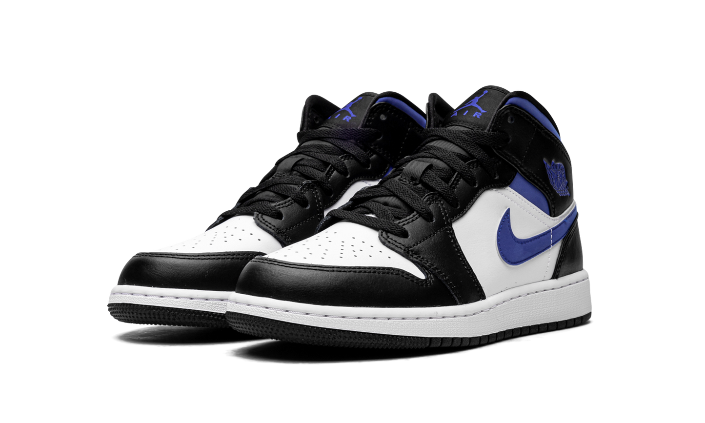 Air Jordan 1 Mid GS Racer Blue / Black / White 554725 140