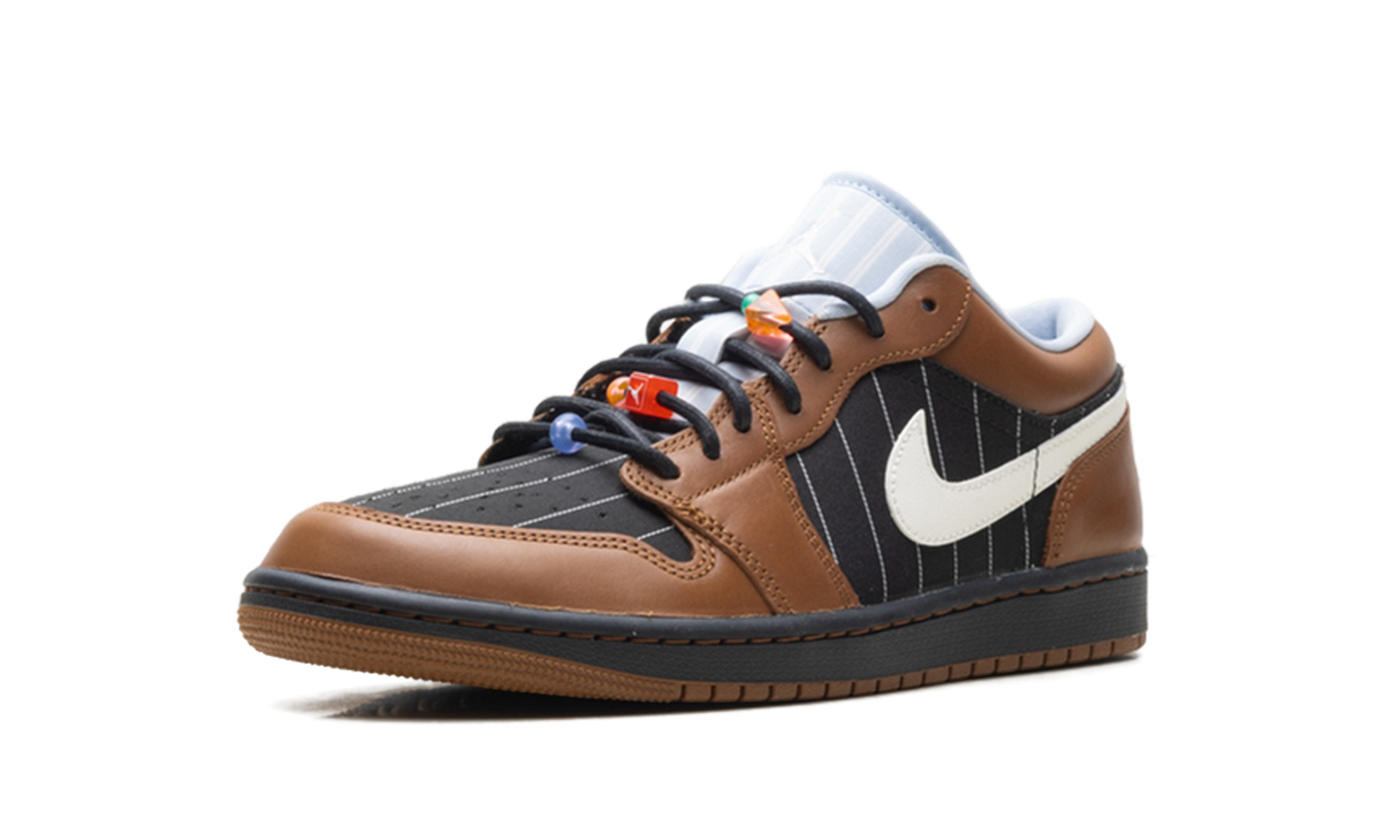 Air Jordan 1 Low SE Black Sail Light British Tan IR7560 010