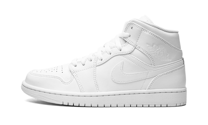 Air Jordan 1 Mid Triple White 554724 136