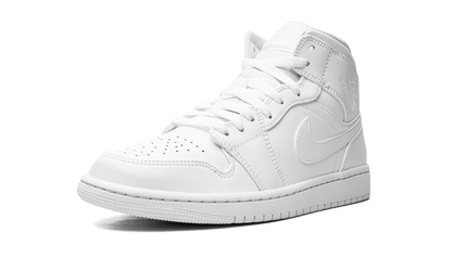 Air Jordan 1 Mid Triple White 554724 136