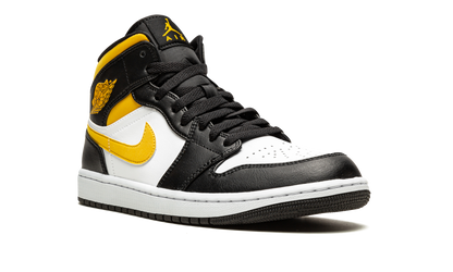 Air Jordan 1 Mid White / Pollen / Black 554724 177