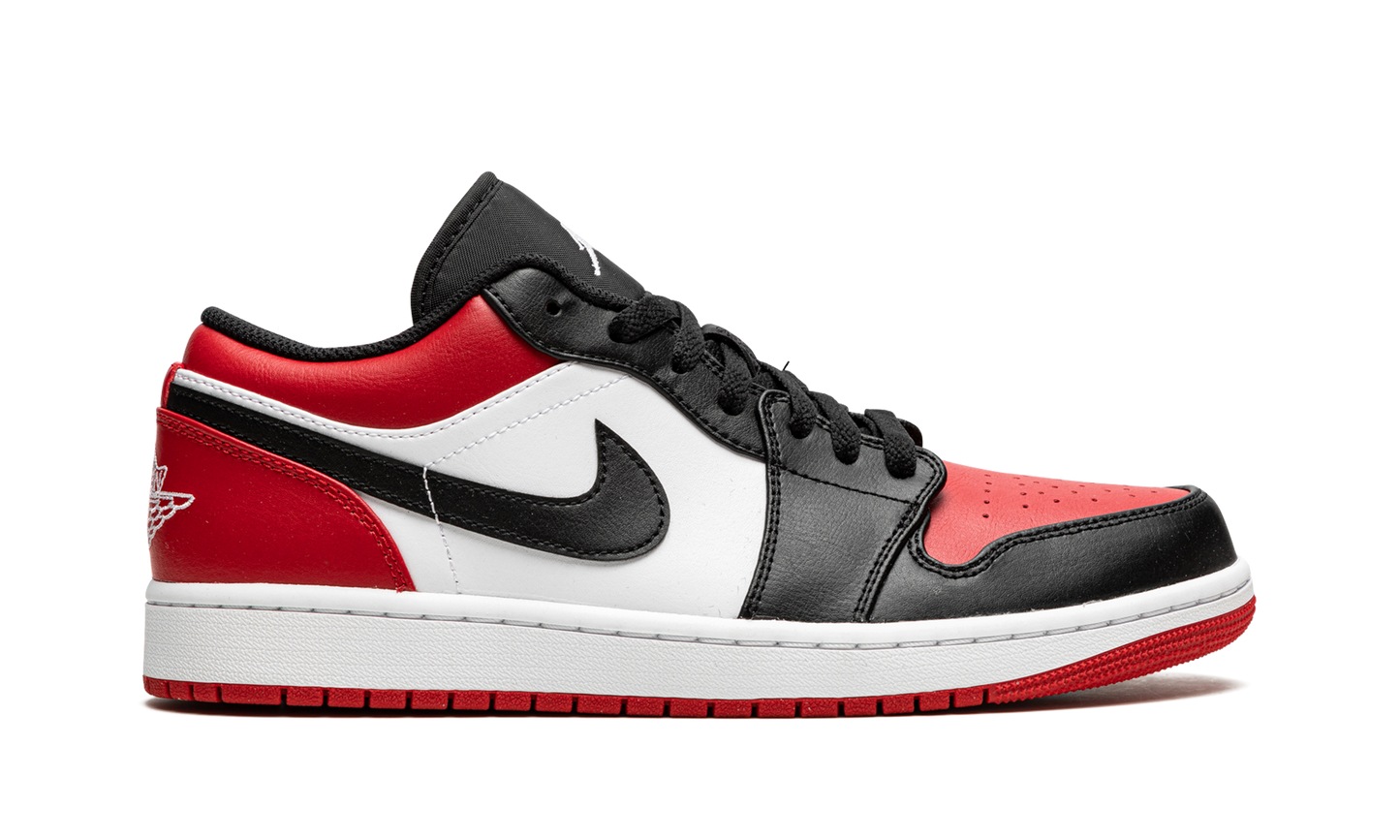 Air Jordan 1 Low Bred Toe 553558 612