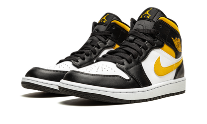 Air Jordan 1 Mid White / Pollen / Black 554724 177