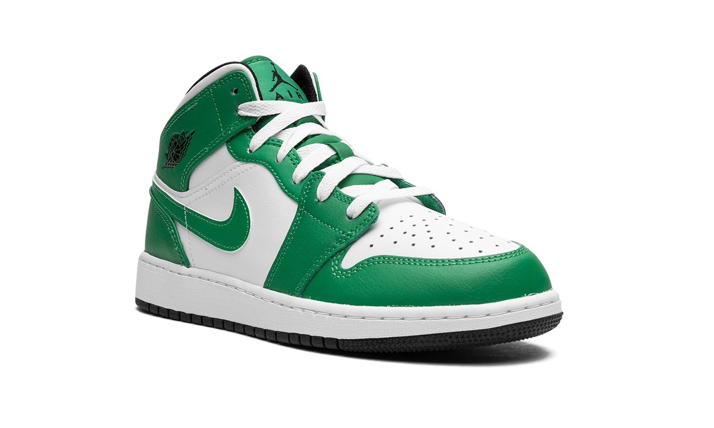 Air Jordan 1 Mid GS Lucky Green DQ8423 301