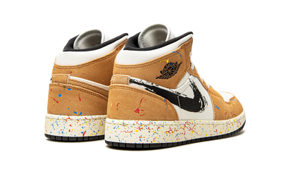 Air Jordan 1 Mid SE GS Brushstroke DA8006 100