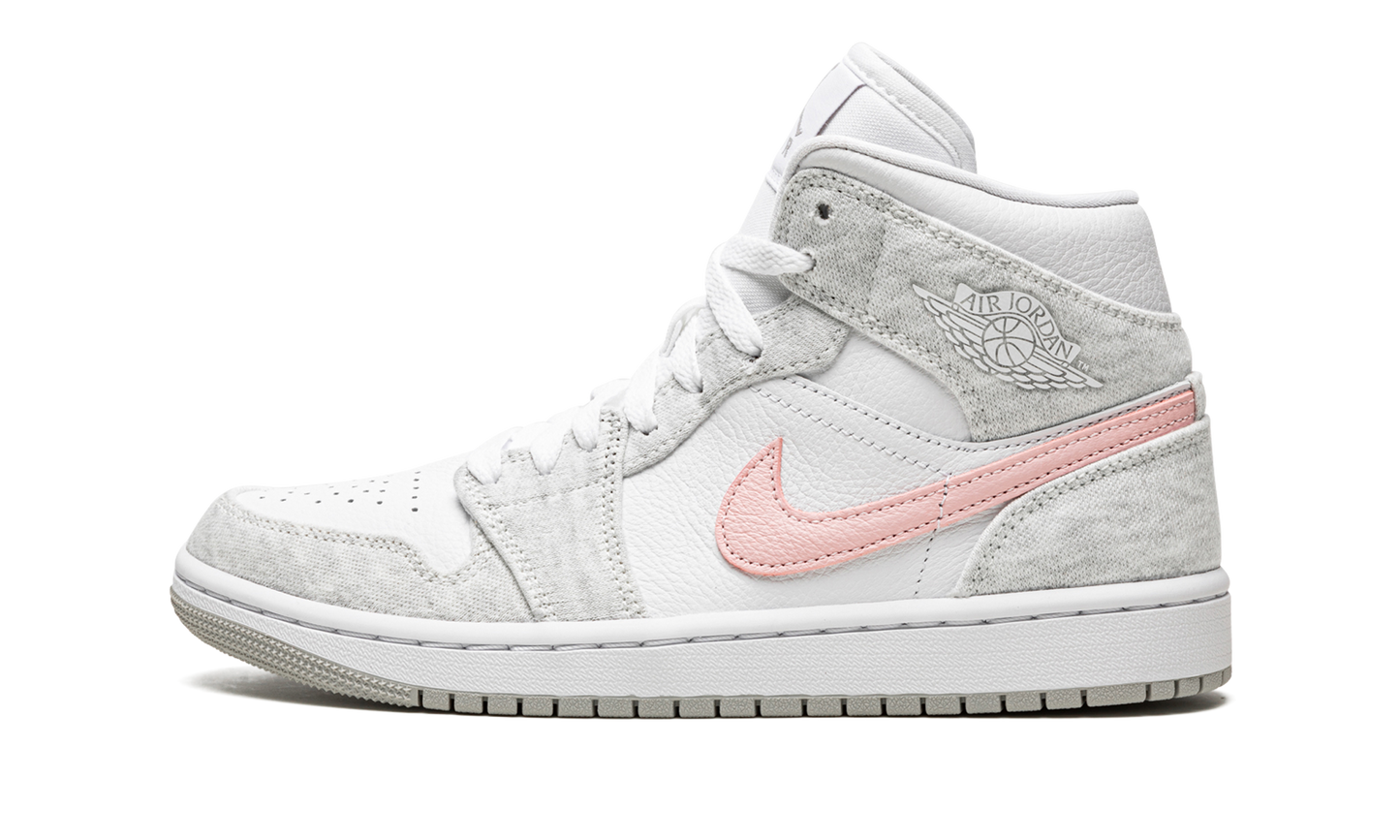 AIR JORDAN 1 MID SE WMNS Heather Grey / Pink DN4045 001