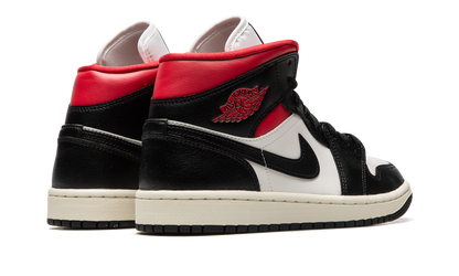 AIR JORDAN 1 MID WMNS Black / Gym Red / Sail BQ6472 061