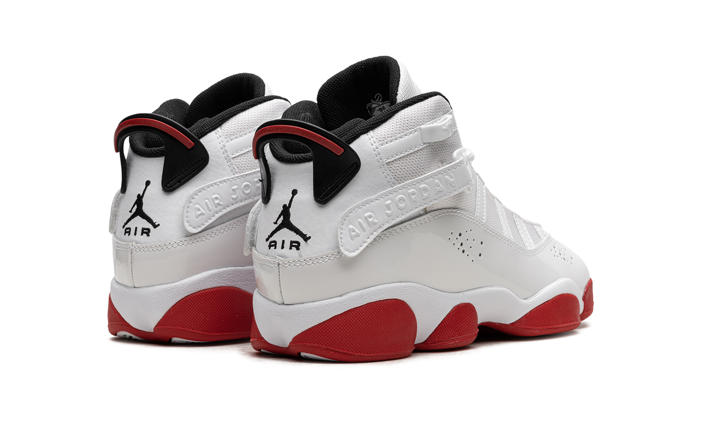 Jordan 6 Rings GS White University Red 323419 160