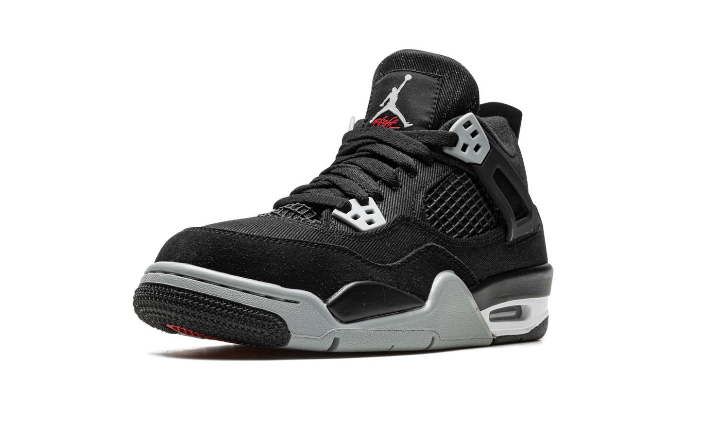 Air Jordan 4 GS Black Canvas DV0553 006