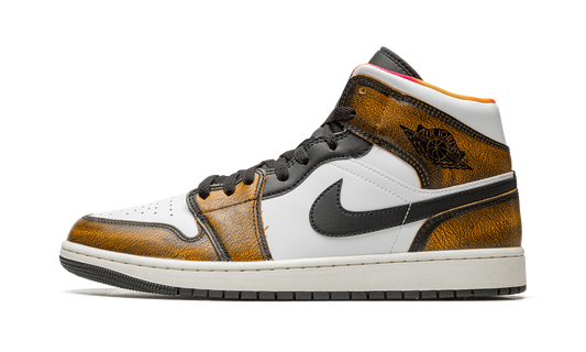 Air Jordan 1 Mid SE Orange Wear Away DQ8417 071