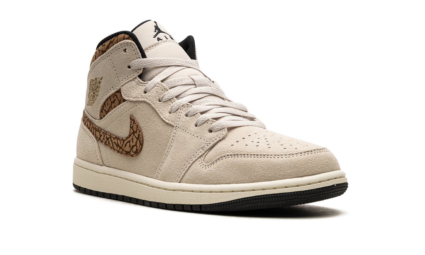 Air Jordan 1 Mid Brown Elephant DZ4129 102
