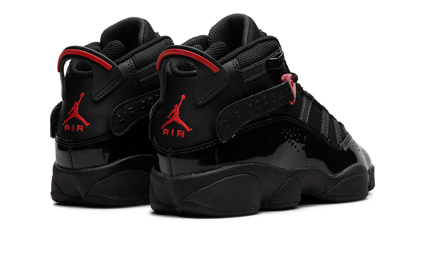 Jordan 6 Rings GS Black Varsity Red 323419 026