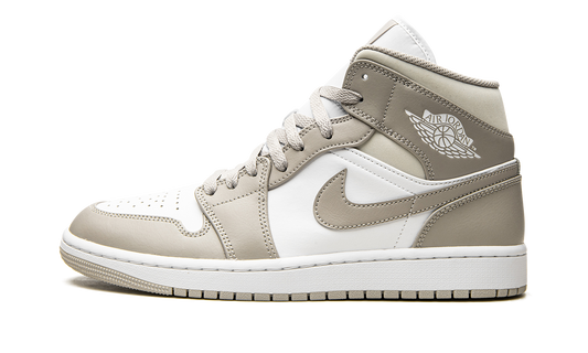Air Jordan 1 Mid Linen / College Grey 554724 082