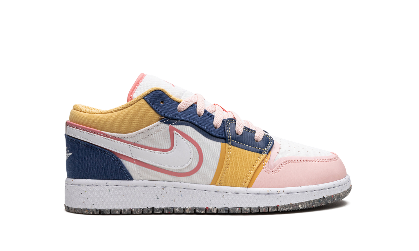 Air Jordan 1 Low SE GS Multicolor Canvas DV1323 100