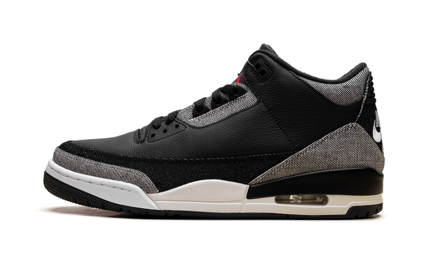 Air Jordan 3 Levi's - Black Denim IR0914 400