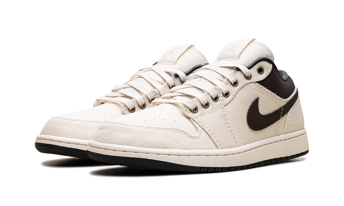 Air Jordan 1 Low Premium Pale Ivory Baroque Brown IB8058 110