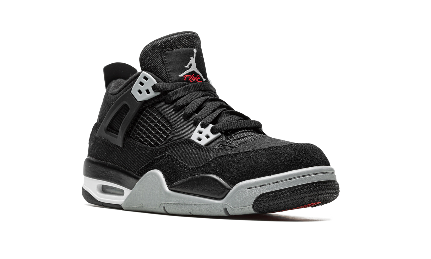 Air Jordan 4 GS Black Canvas DV0553 006