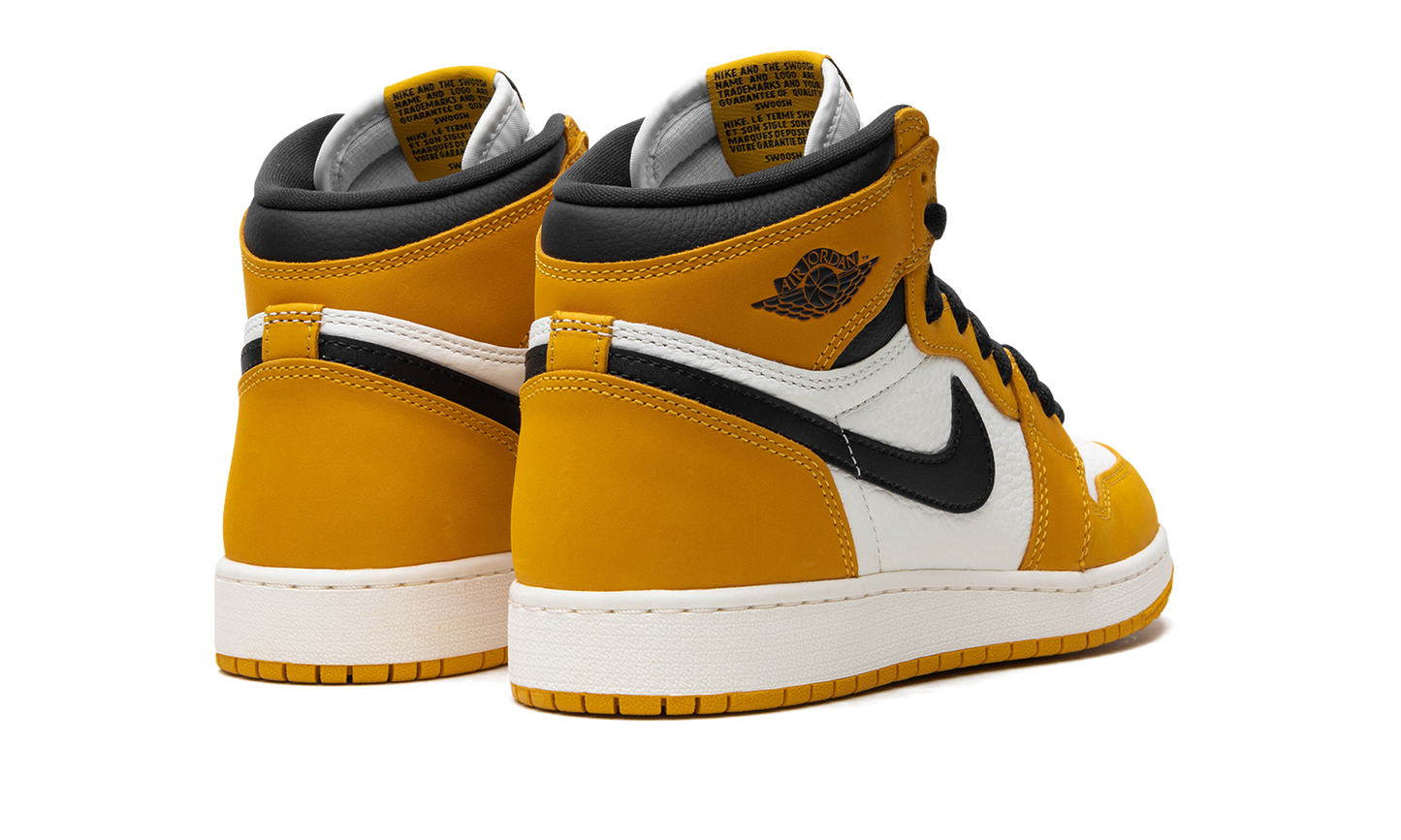 Air Jordan 1 Retro High OG GS Yellow Ochre / Black FD1437 701