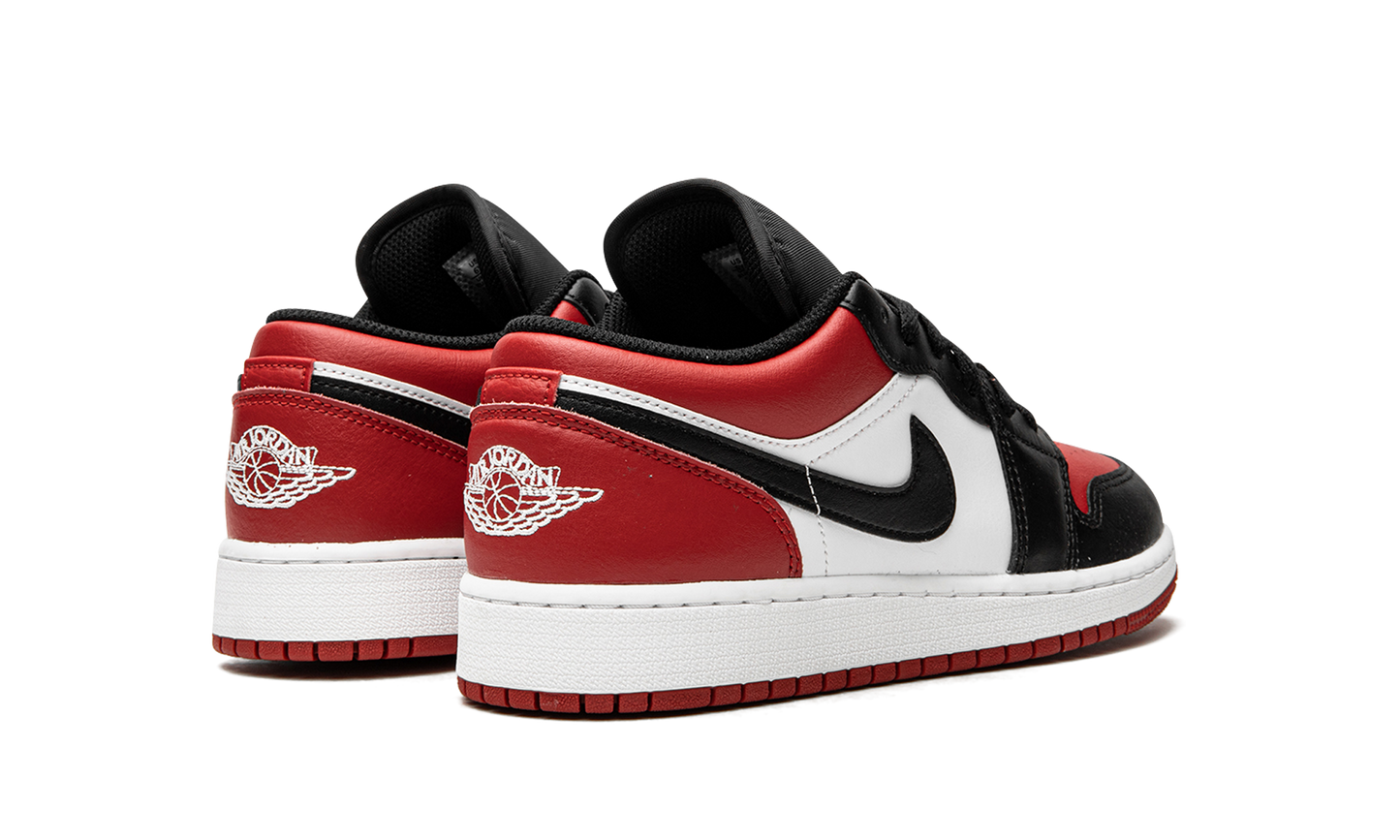 Air Jordan 1 Low GS Bred Toe 553560 612