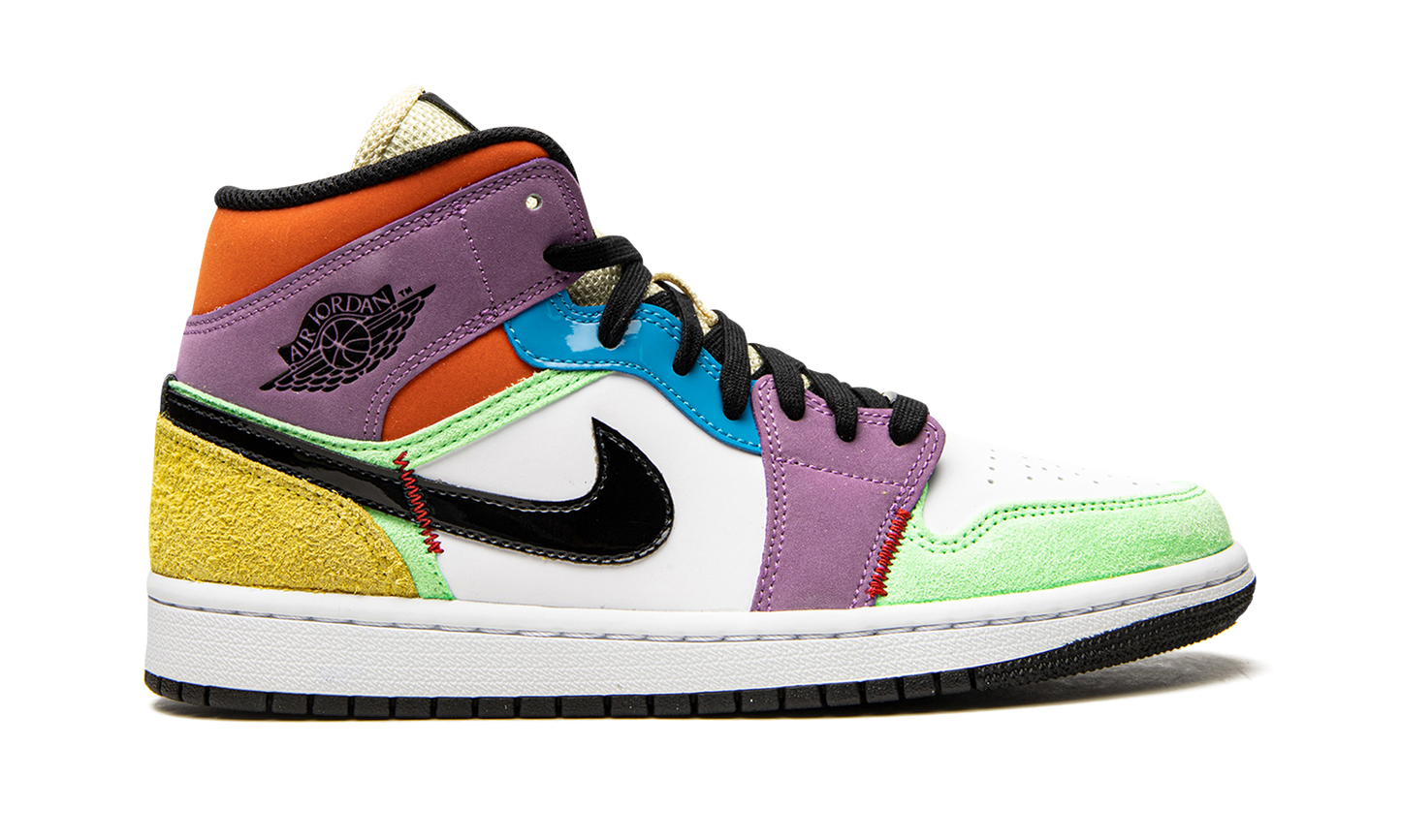 Air Jordan 1 Mid SE WMNS Lightbulb CW1140 100
