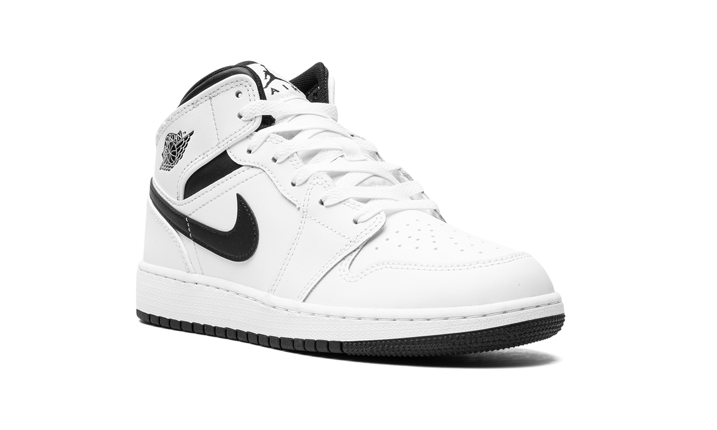 Air Jordan 1 Mid GS White/Black DQ8423 132