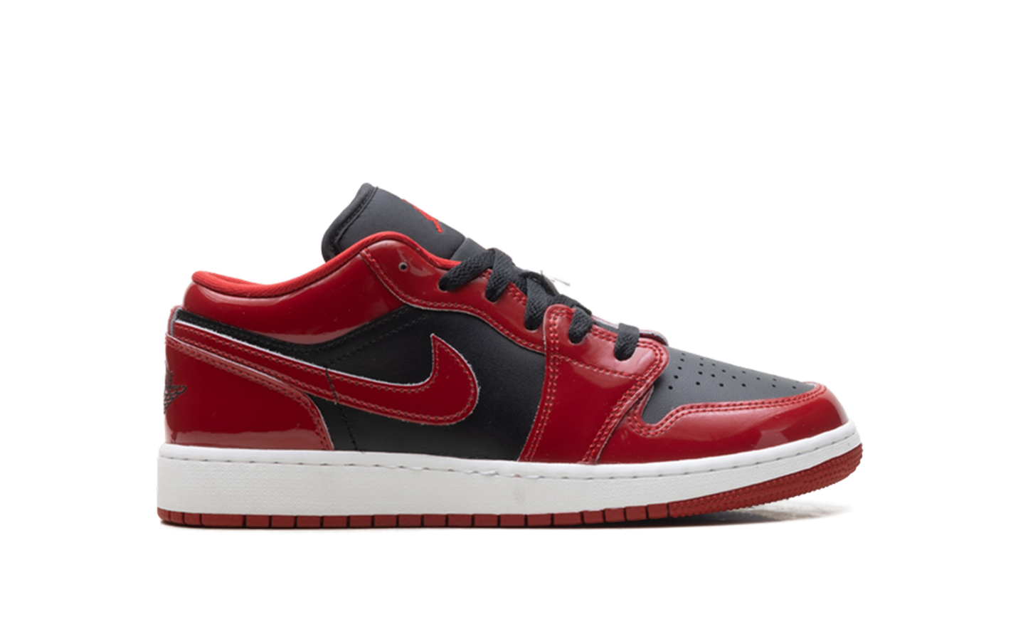 Air Jordan 1 Low SE GS Patent Bred HV4396 006
