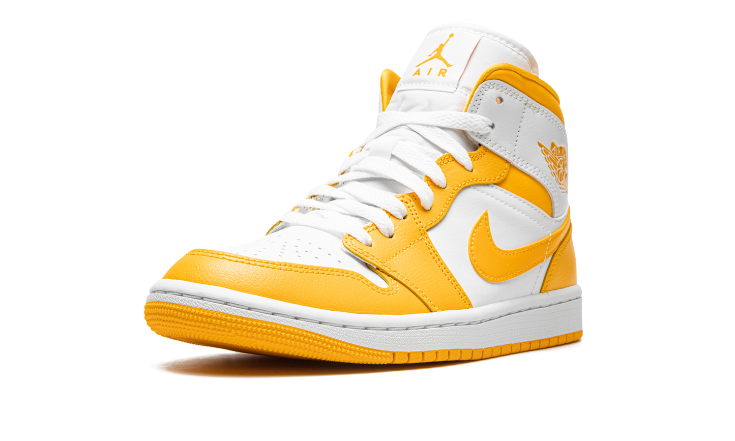 JORDAN 1 MID WMNS White / University Gold BQ6472 117