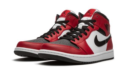 Air Jordan 1 Mid Chicago Black Toe 554724 069