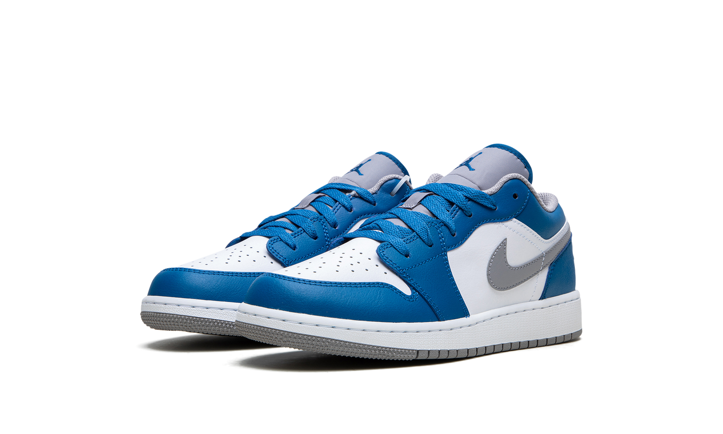 Air Jordan 1 Low GS True Blue 553560 412
