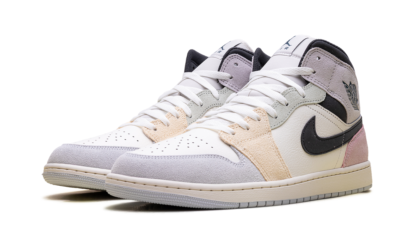 Air Jordan 1 Mid Sail / Anthracite-Jade Aura-Iced Jade IB7110 100